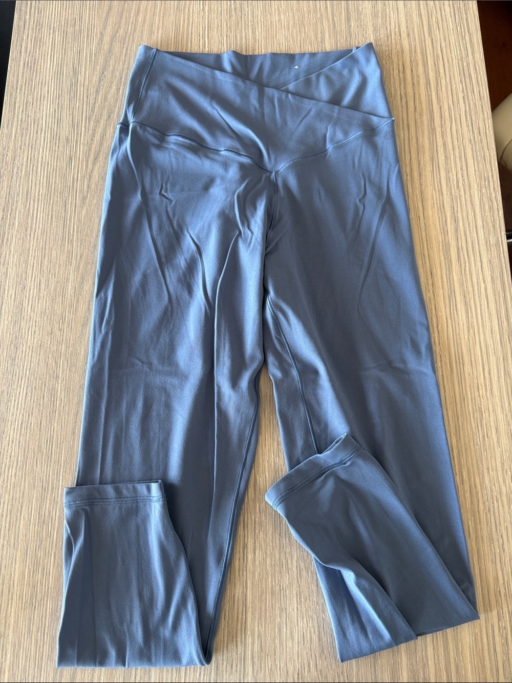 Aerie OFFLINE Real Me High Rise Crossover Leggings Blue Size L